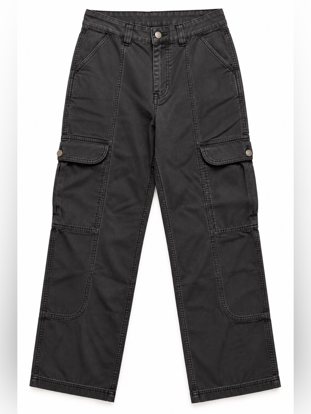 NWT Billabong Wall To Wall Women’s Cargo Pants Black Sands Size 27 Y2K